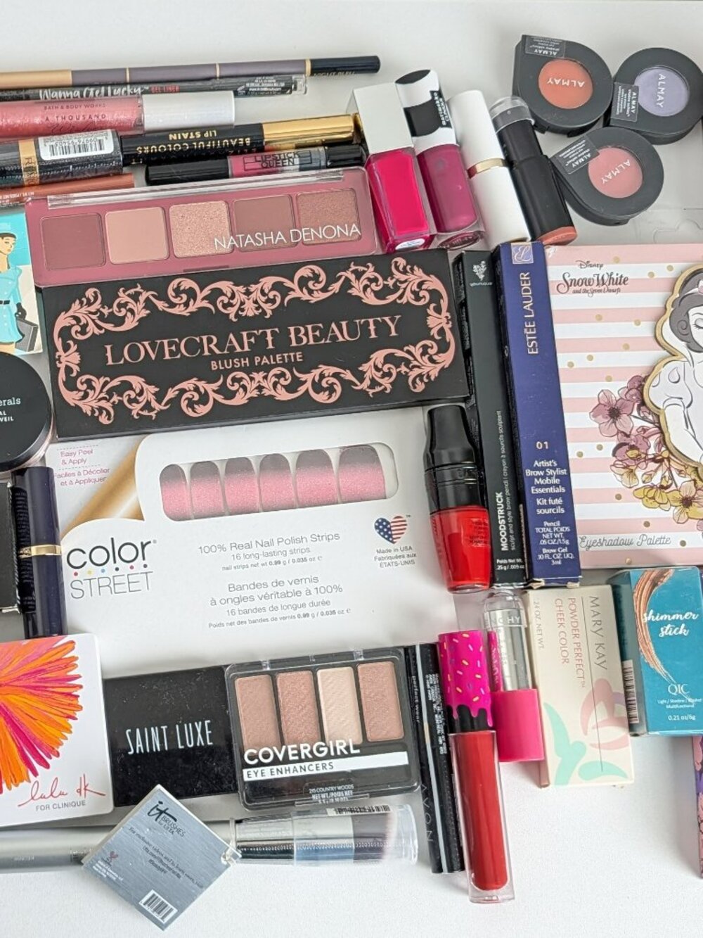Mixed Beauty Makeup Cosmetics Lot Over 50 Pieces Assorted Brands ALL NEW